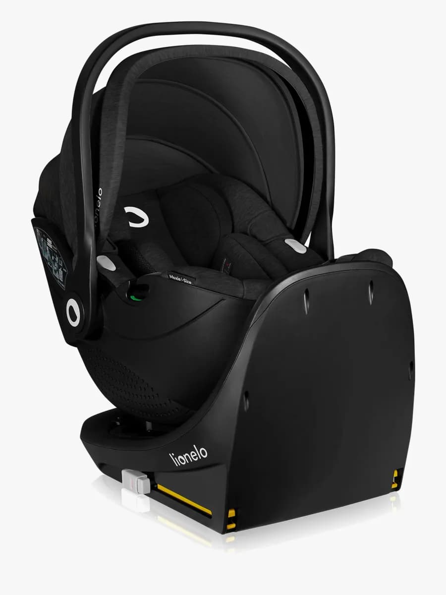 Lionelo Moxie i-Size Babyskydd inkl. Bas, Black Carbon