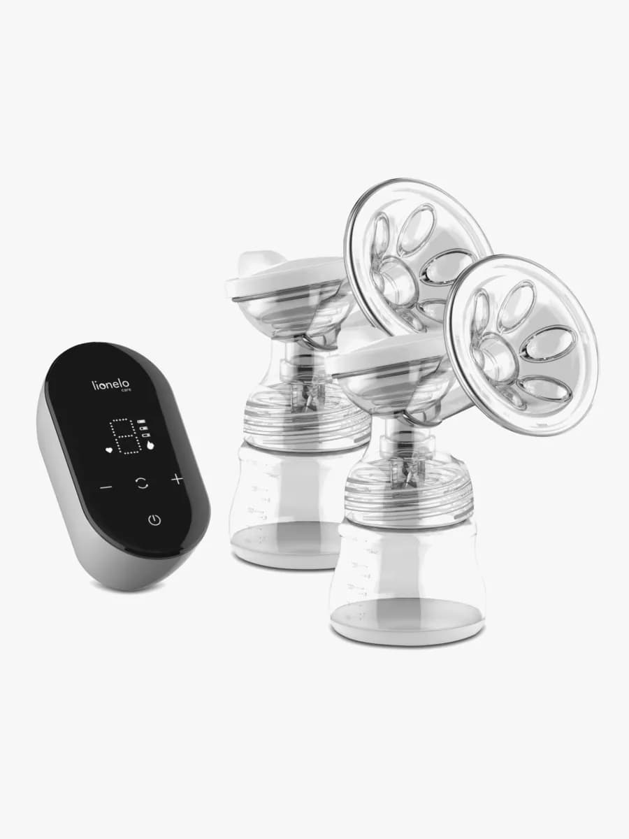Lionelo Twee Go Elektrisk Dubbelbröstpump, Grey Concrete