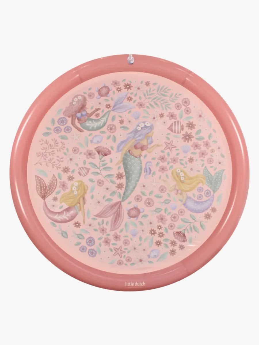 Little Dutch Dreamy Mermaid SprinklerBarnmatta, Pink, Barnrum