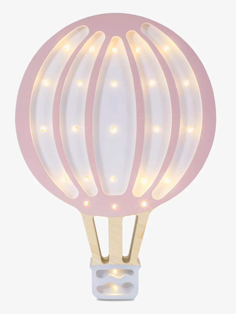 Little Lights Lampa Ballong, Pulverrosa, Barnrum
