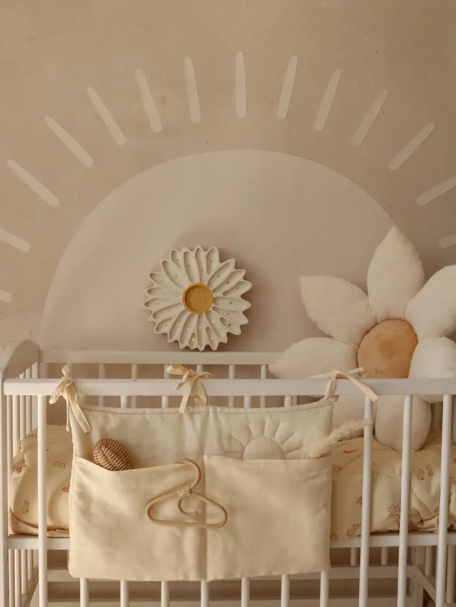Little Lights Lampa Daisy, Vit, Barnrum