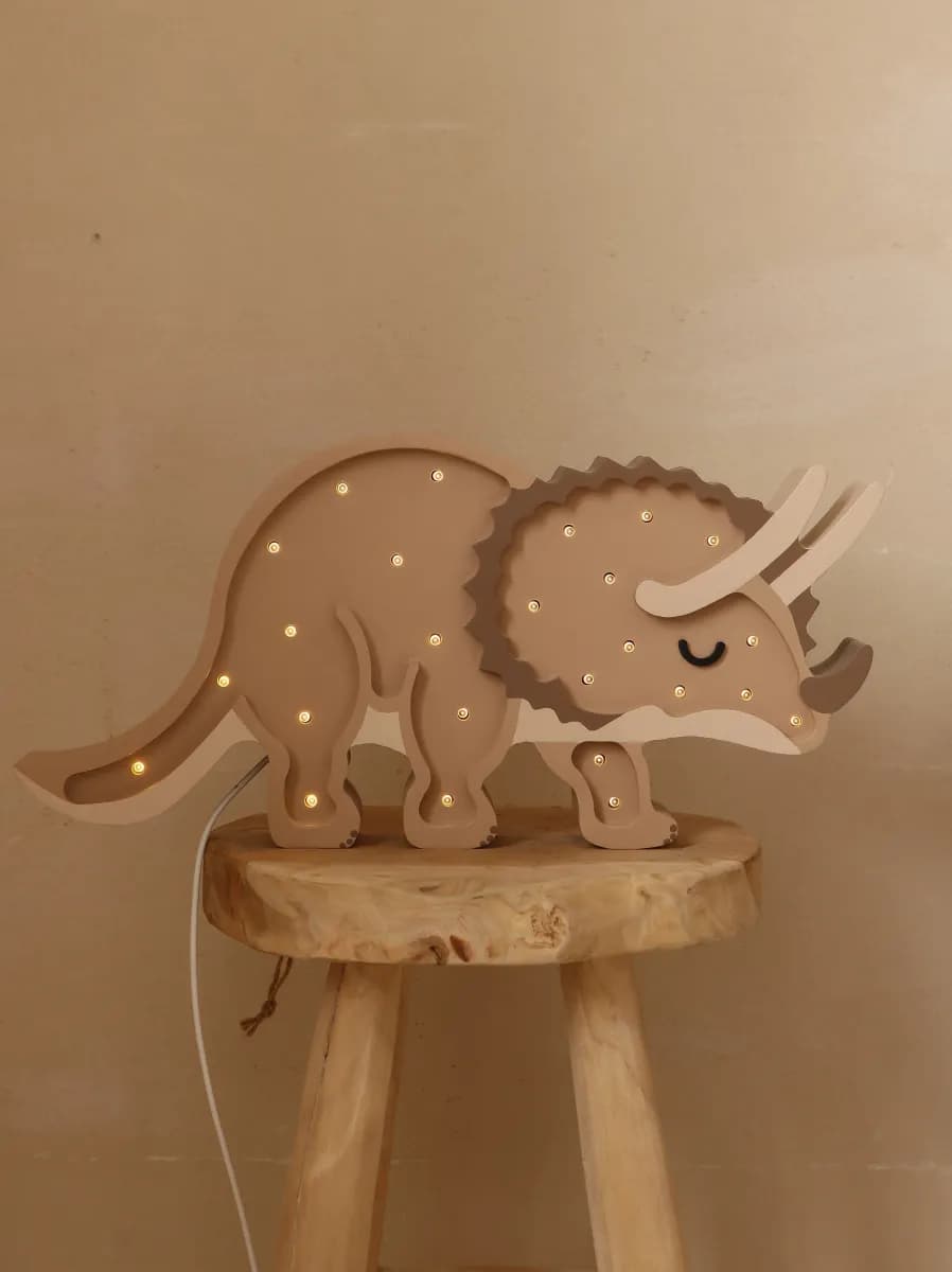 Little Lights Lampa Dino, Paleo Sand, Barnrum