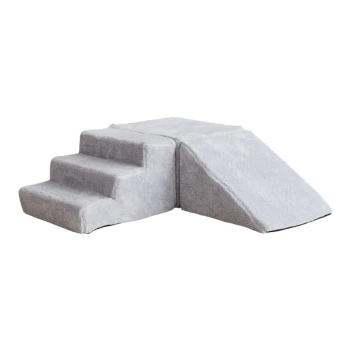 Little Louie Aktivitetsblock Plysch (Light grey)