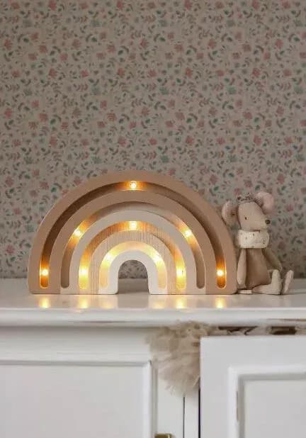 LittleLights Sänglampa Regnbåge, Natur, Barnrum