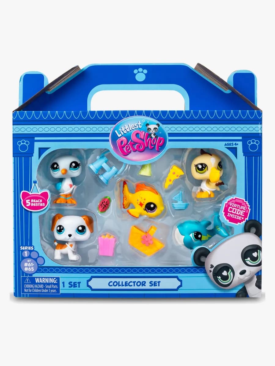 Littlest Pet Shop Beach Besties Figurset 5-Pack