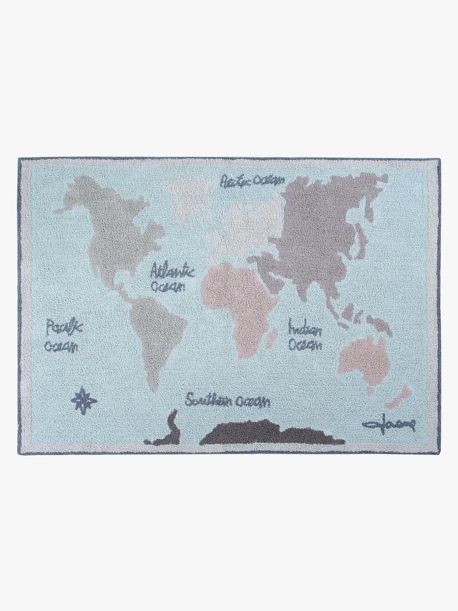 Lorena Canals Barnmatta Vintage Map, Barnrum