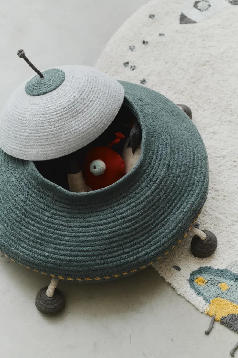 Lorena Canals Förvaringskorg UFO, Förvaring Barnrum
