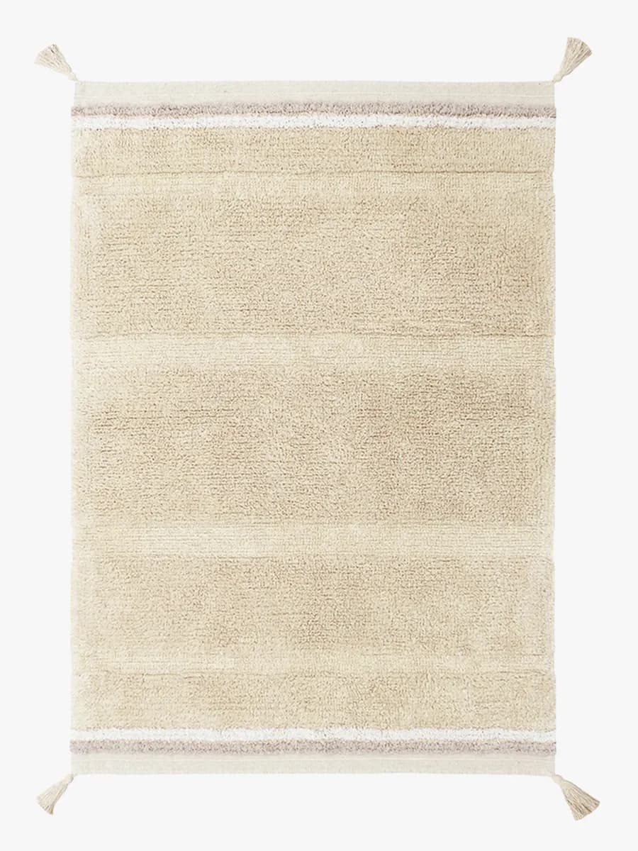 Lorena Canals  Tvättbar Barnmatta 90x130 Bloom, Guld, Barnrum