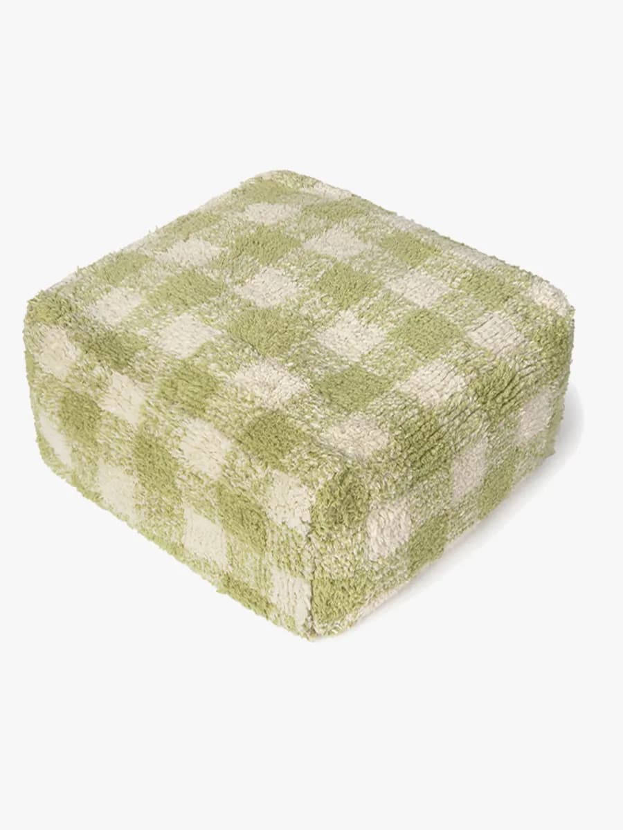 Lorena Canals Vichy Sittpuff, Matcha