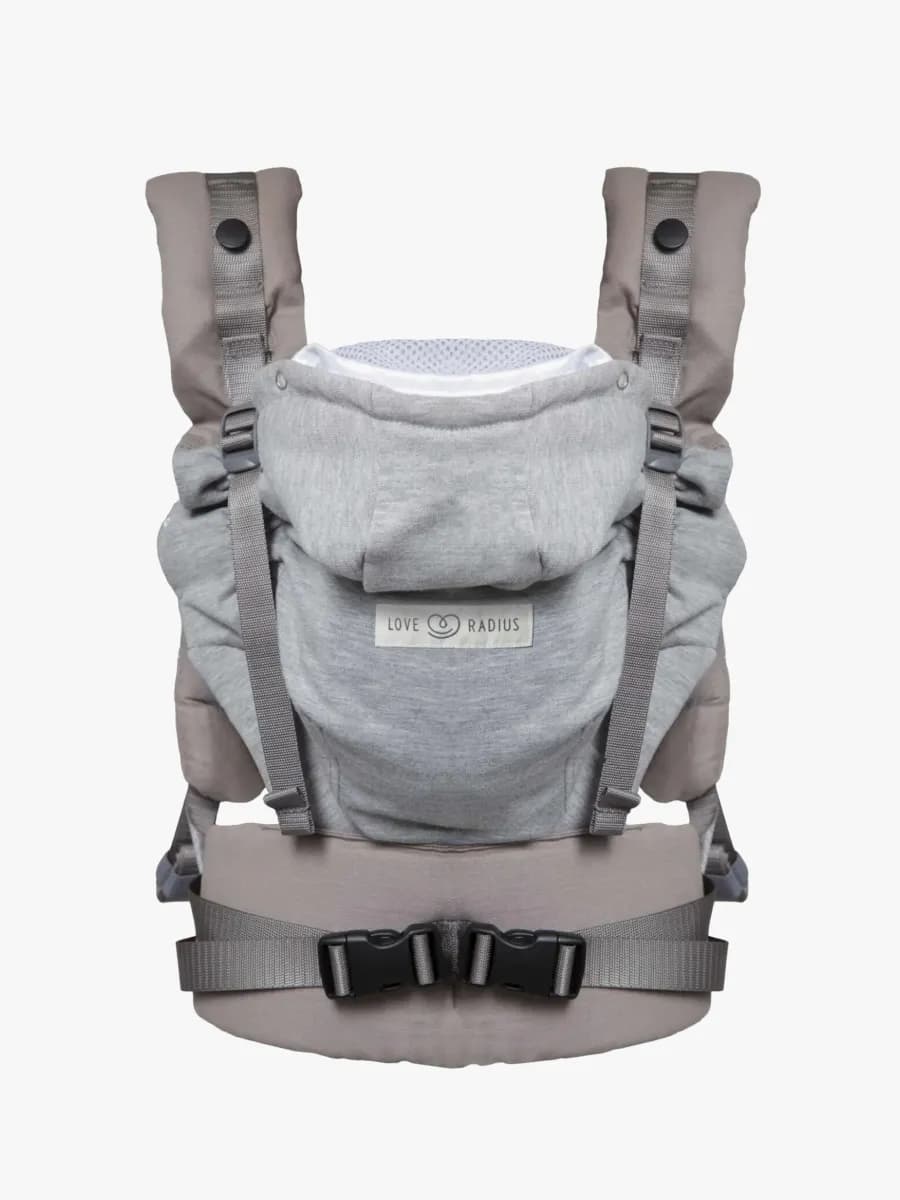 Love Radius HoodieCarrier 2 Bärsele, Athletic Grey