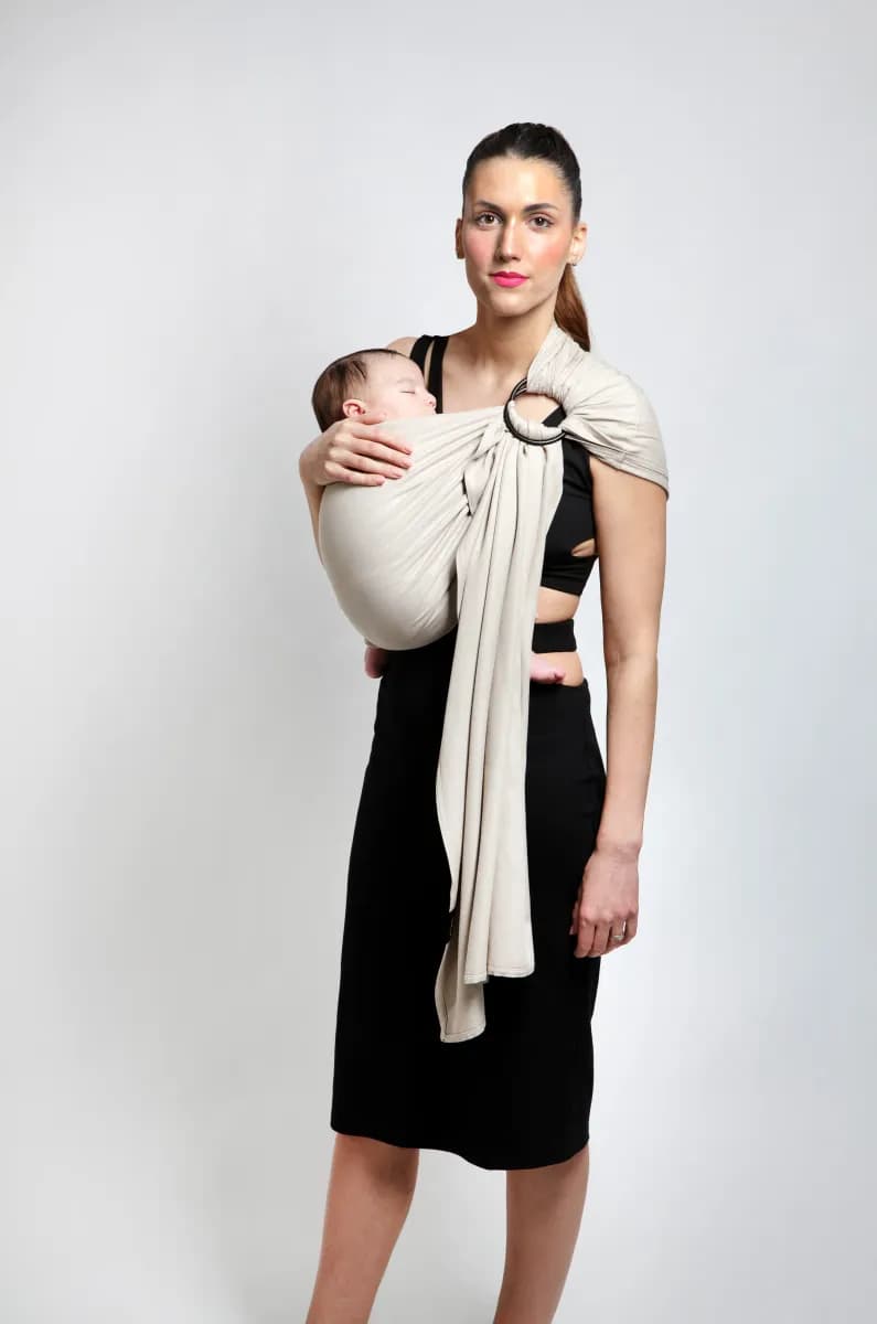 Love Radius No Knot Woven Ringsjal, White Gold