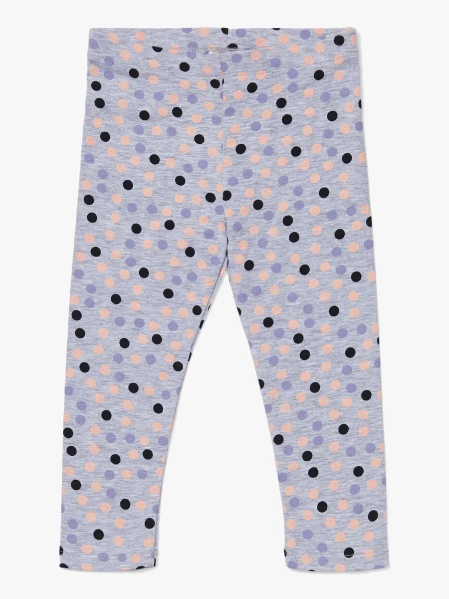 Luca &  Lola Alberta ¾ Leggings 2-Pack, Grey Melange 122-128