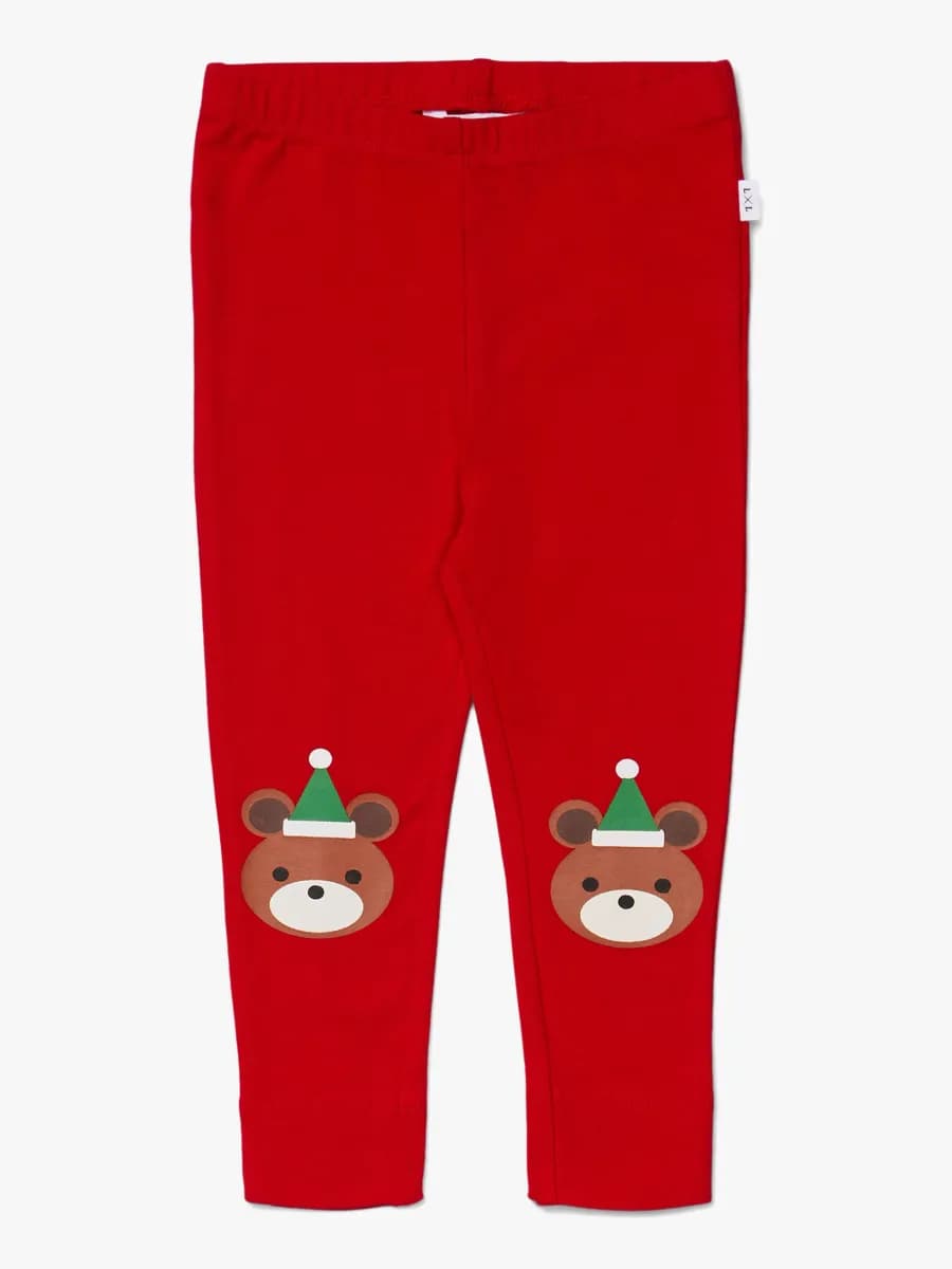 Luca &  Lola Baby Leggings Merry Babylove, Red 62