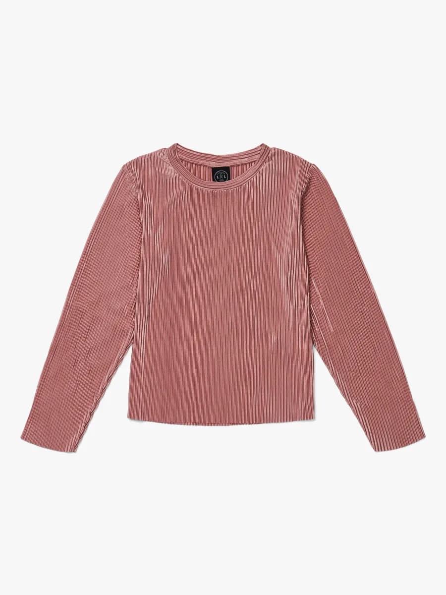 Luca &  Lola Elettra Långärmad Topp, Pink 134-140