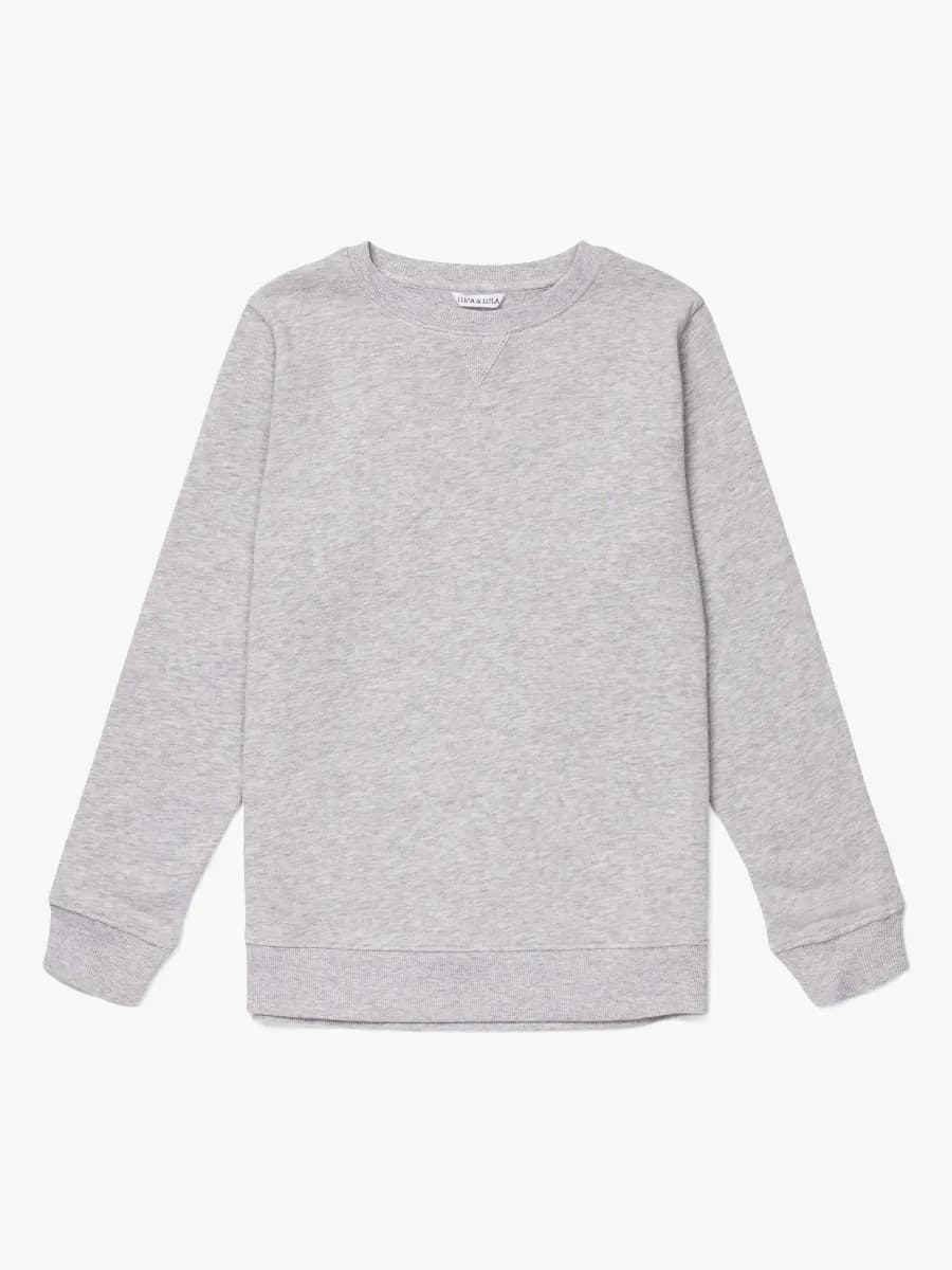 Luca &  Lola Leone Tröja, Grey Melange 134-140