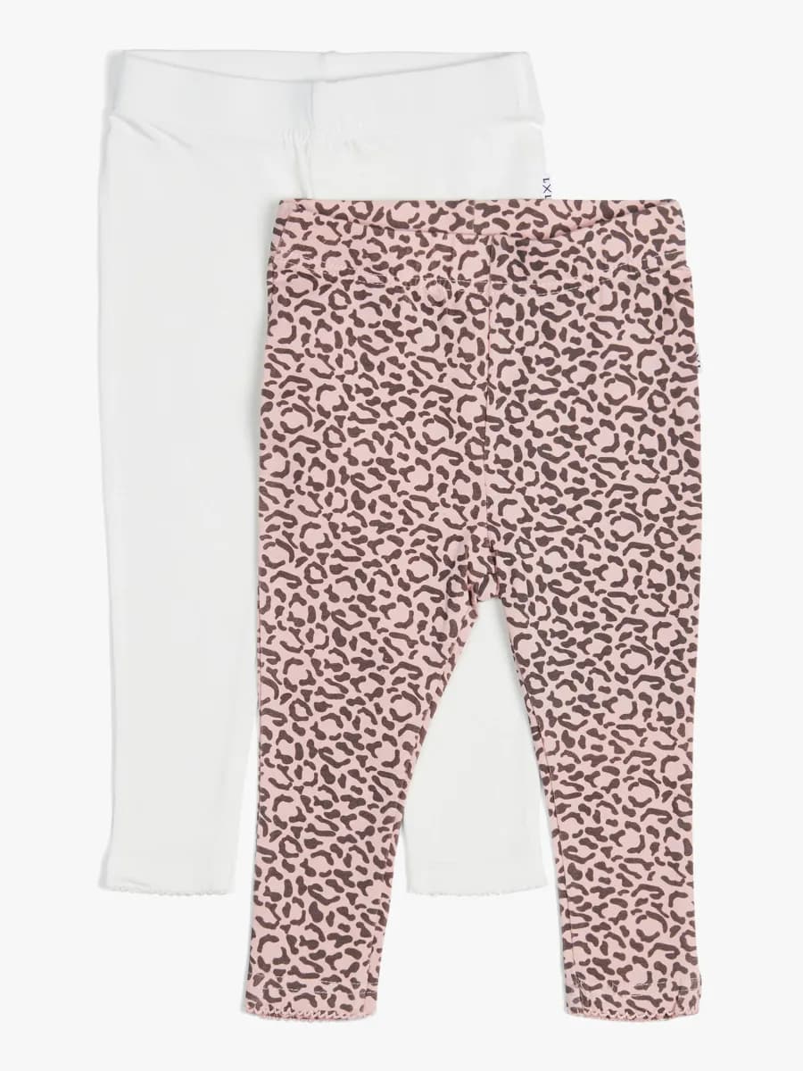 Luca &  Lola Lexi Leggings 2-pack, Pink Leo 62