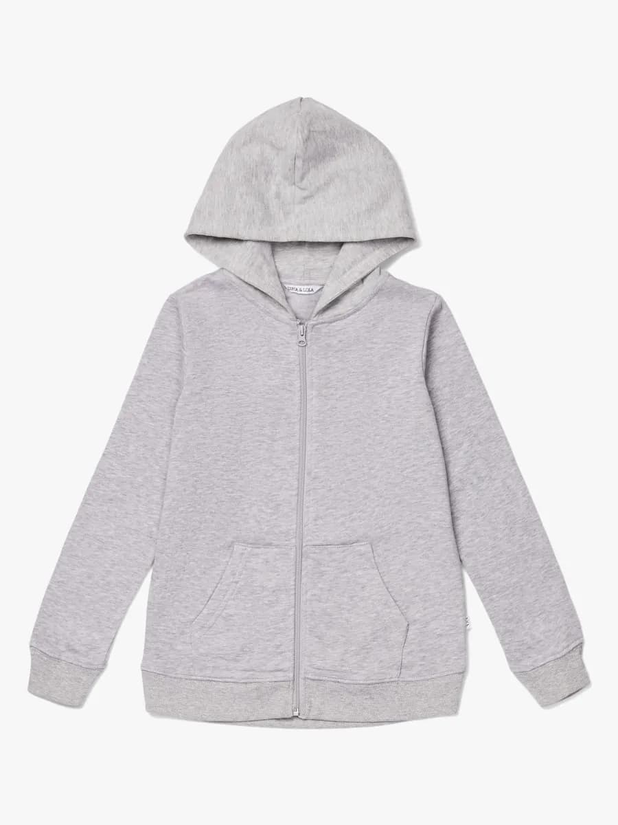 Luca &  Lola Marzia Hoodie, Grey Melange 134-140