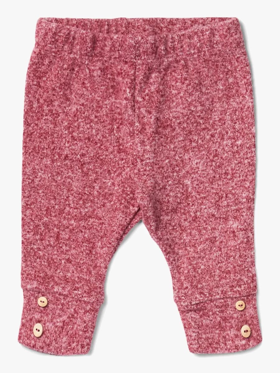 Luca &  Lola Melissa Leggings Baby, Dark Pink Melange 74