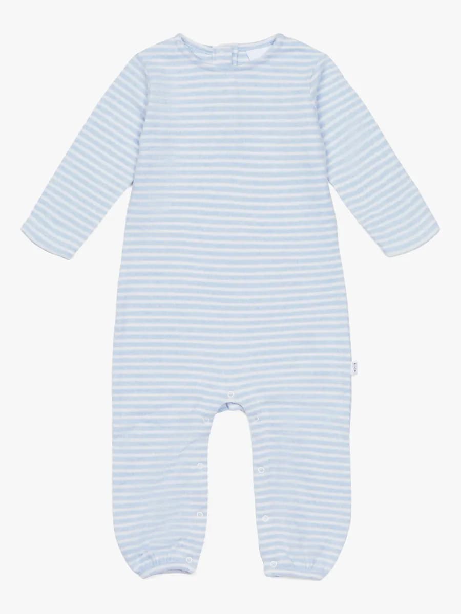 Luca &  Lola Natale Jumpsuit, Blue Stripes 80