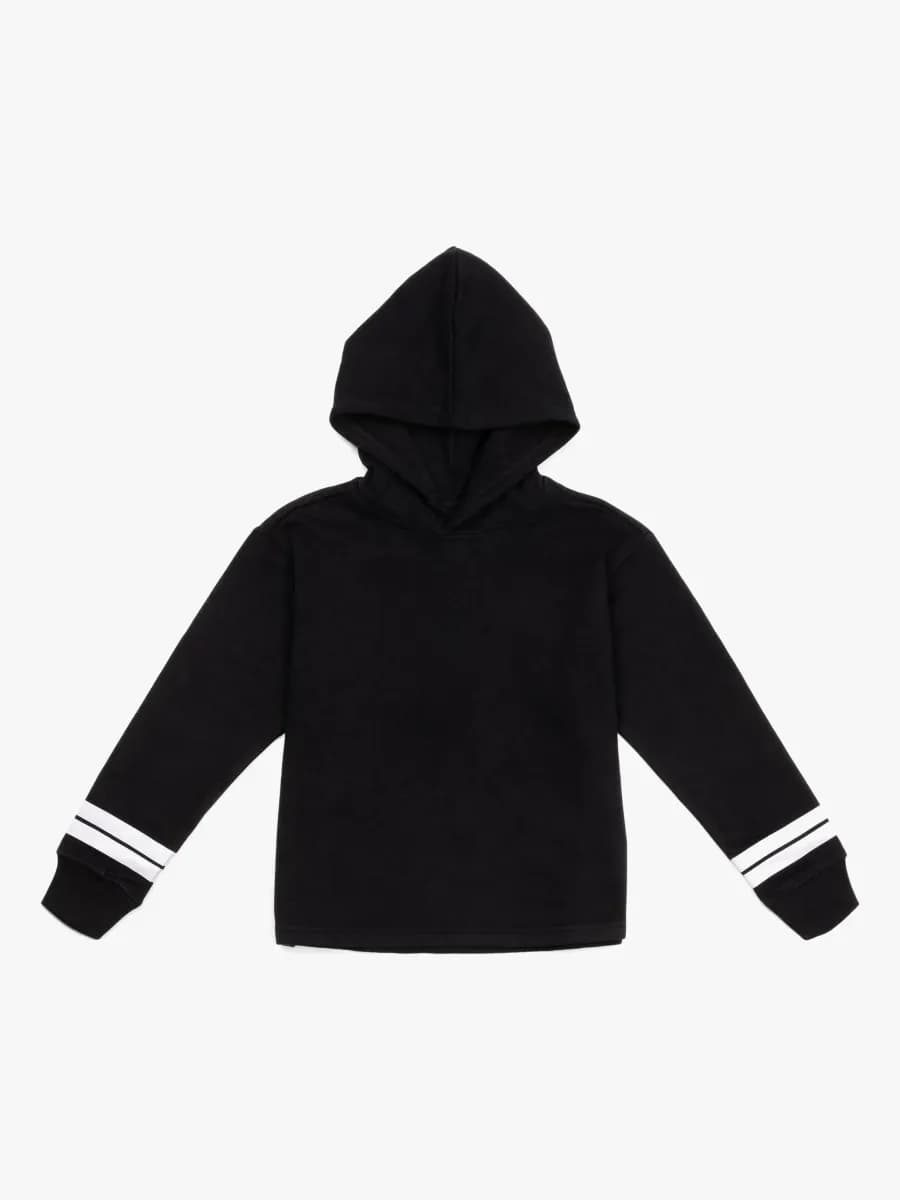Luca &  Lola Nella Hoodie, Black/Stripes 134-140