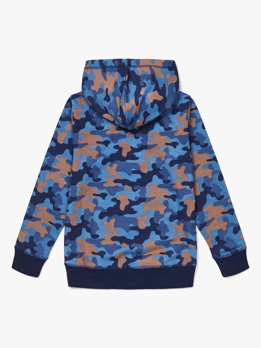 Luca &  Lola Rafaele Hoodie, Blue Camouflage 86-92