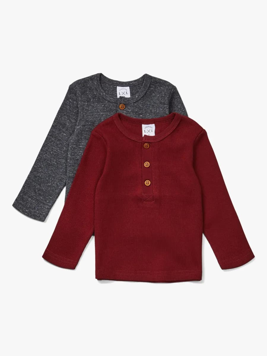 Luca &  Lola Rocco Farfarströja 2-pack, Grey 62