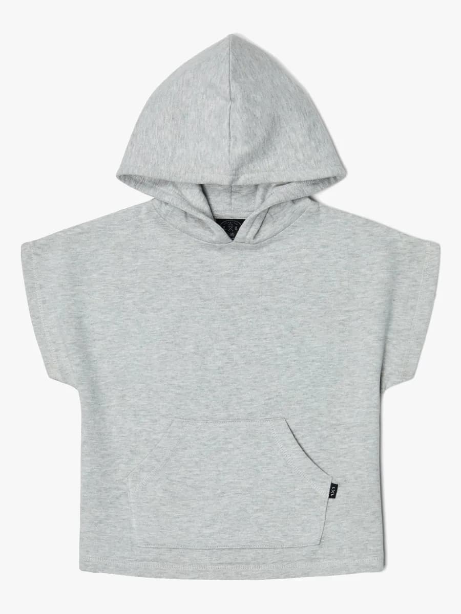 Luca &  Lola Rocolo Hoodie, Grey Melange 86-92
