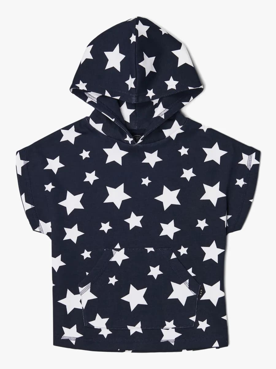 Luca &  Lola Rocolo Hoodie, Night Sky/Stars 74