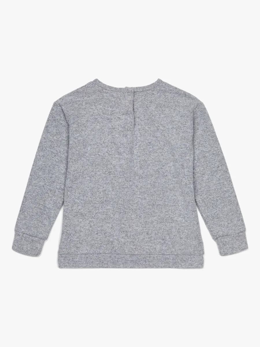 Luca &  Lola Rosella Tröja, Grey Melange 86-92