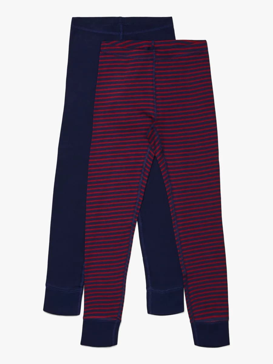 Luca &  Lola Toto Långkalsong 2-pack, Navy/Stripes 134-140