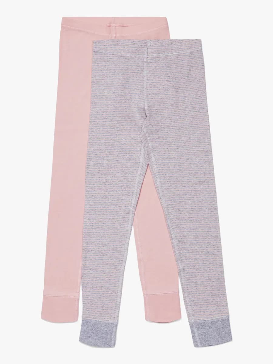 Luca &  Lola Toto Långkalsong 2-pack, Pink/Stripes 134-140