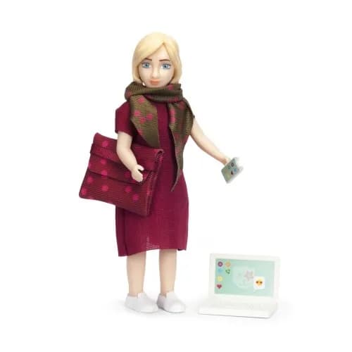 Lundby Docka med dator