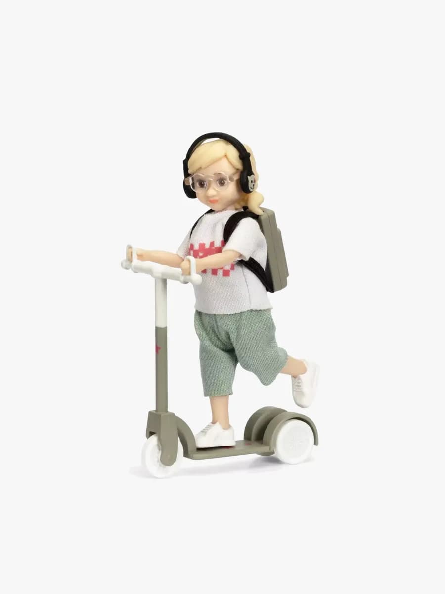 Lundby Docka Med Sparkcykel