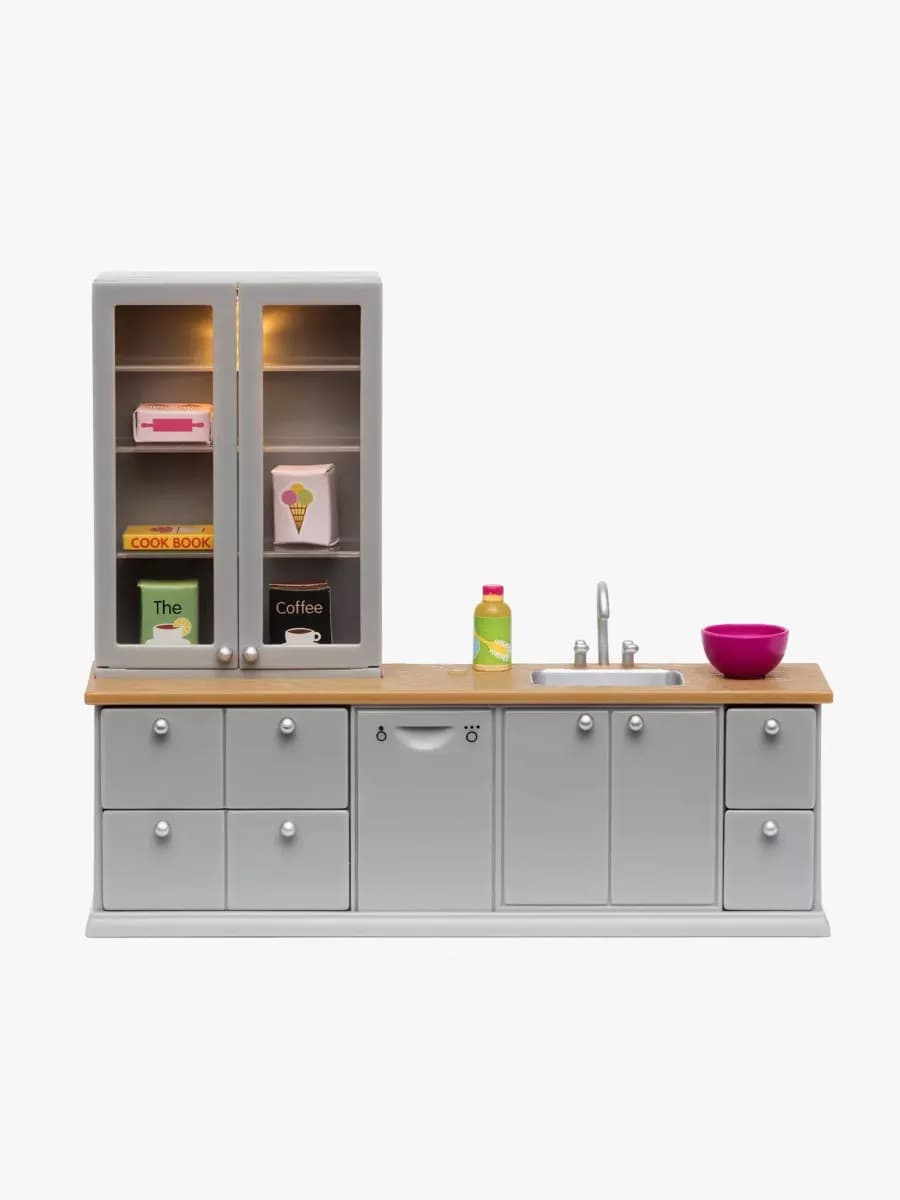 Lundby Diskho + Diskmaskin Grå