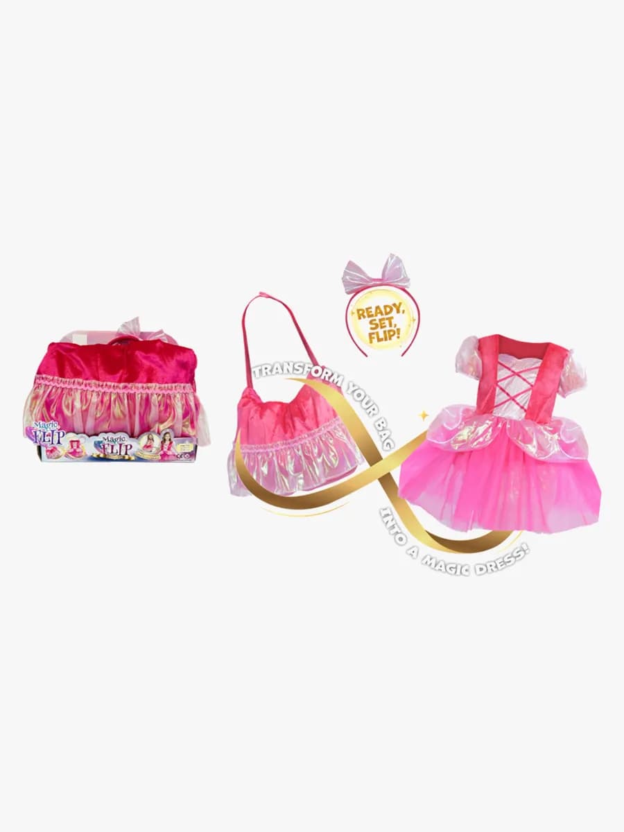Magic Flip Utklädnad Prinsessa 110-116 cm, Rosa