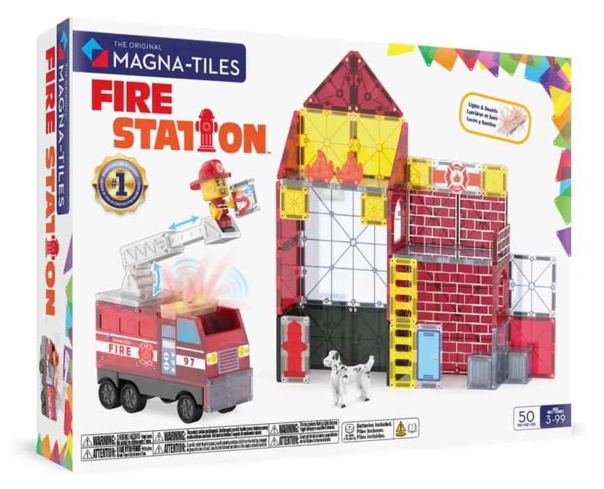 Magna-Tiles Brandstation 50 delar