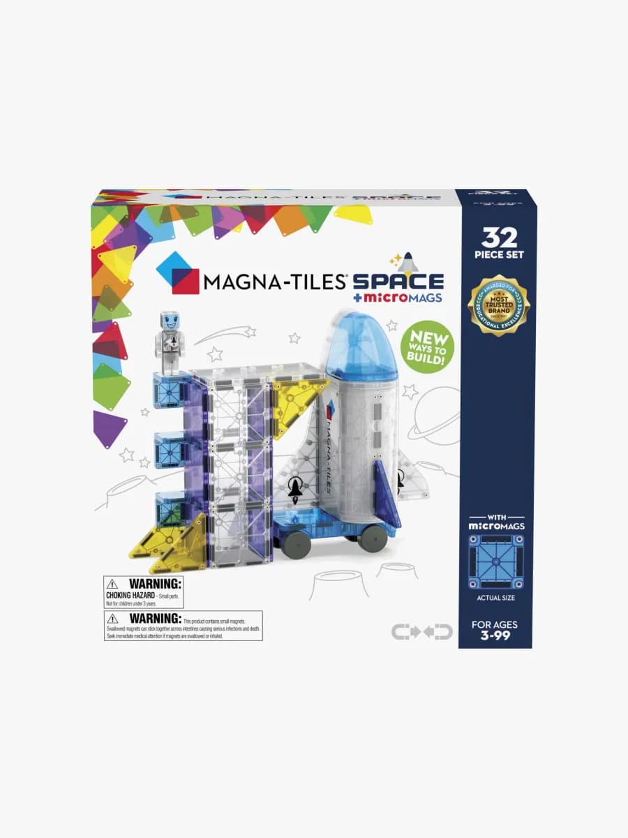 MAGNA-TILES Byggsats Rymden 32 Delar