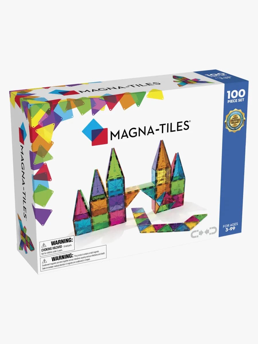 MAGNA-TILES Clear Colours Byggsats 100 Delar