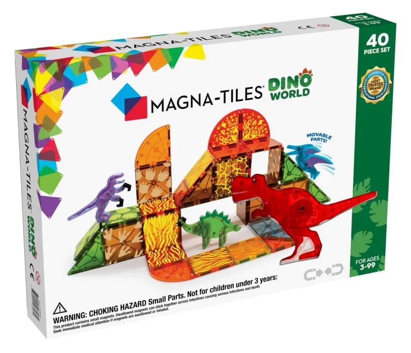 Magna-Tiles Dino World 40-delar