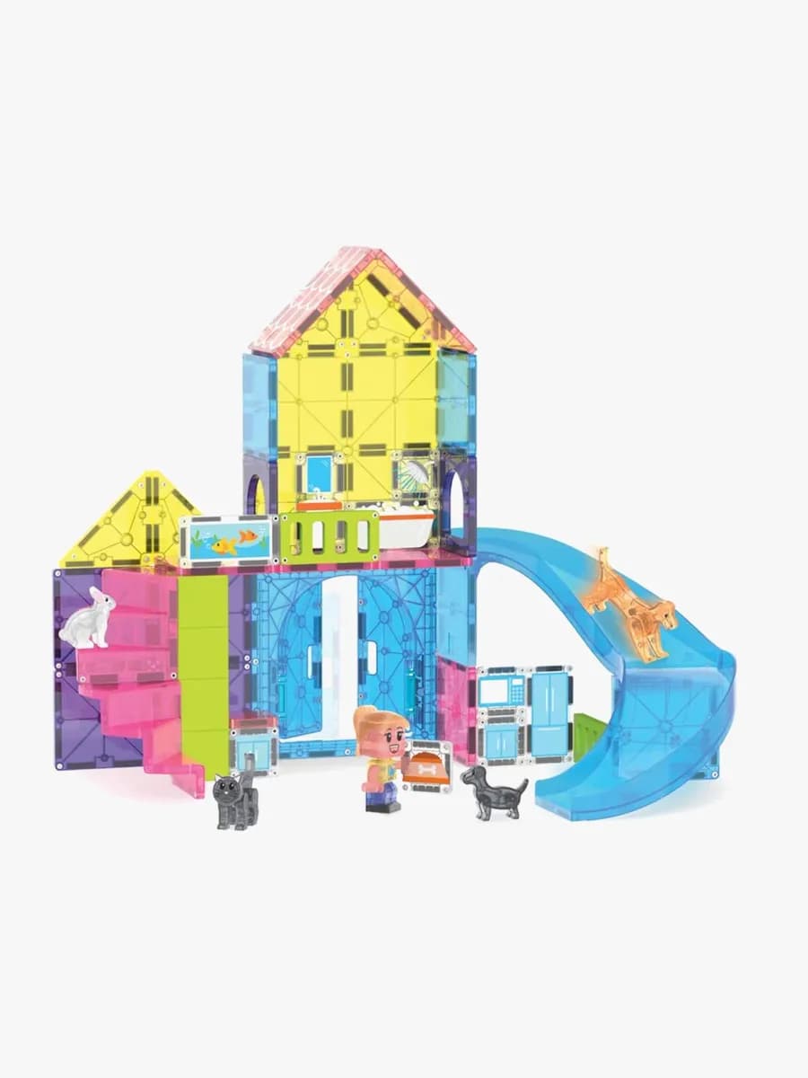 MAGNA-TILES Djurlekplats Byggsats 50 Delar