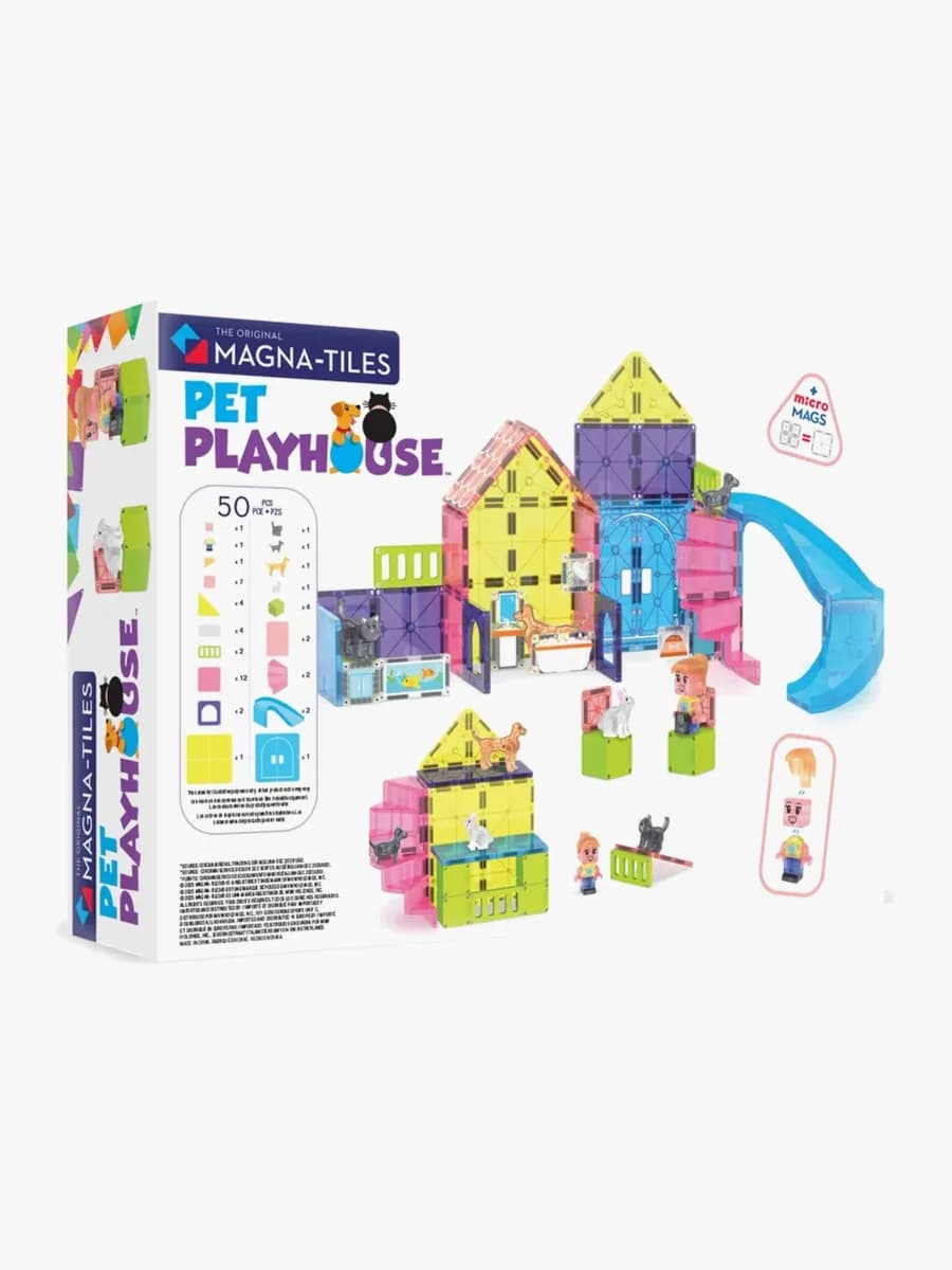 MAGNA-TILES Djurlekplats Byggsats 50 Delar
