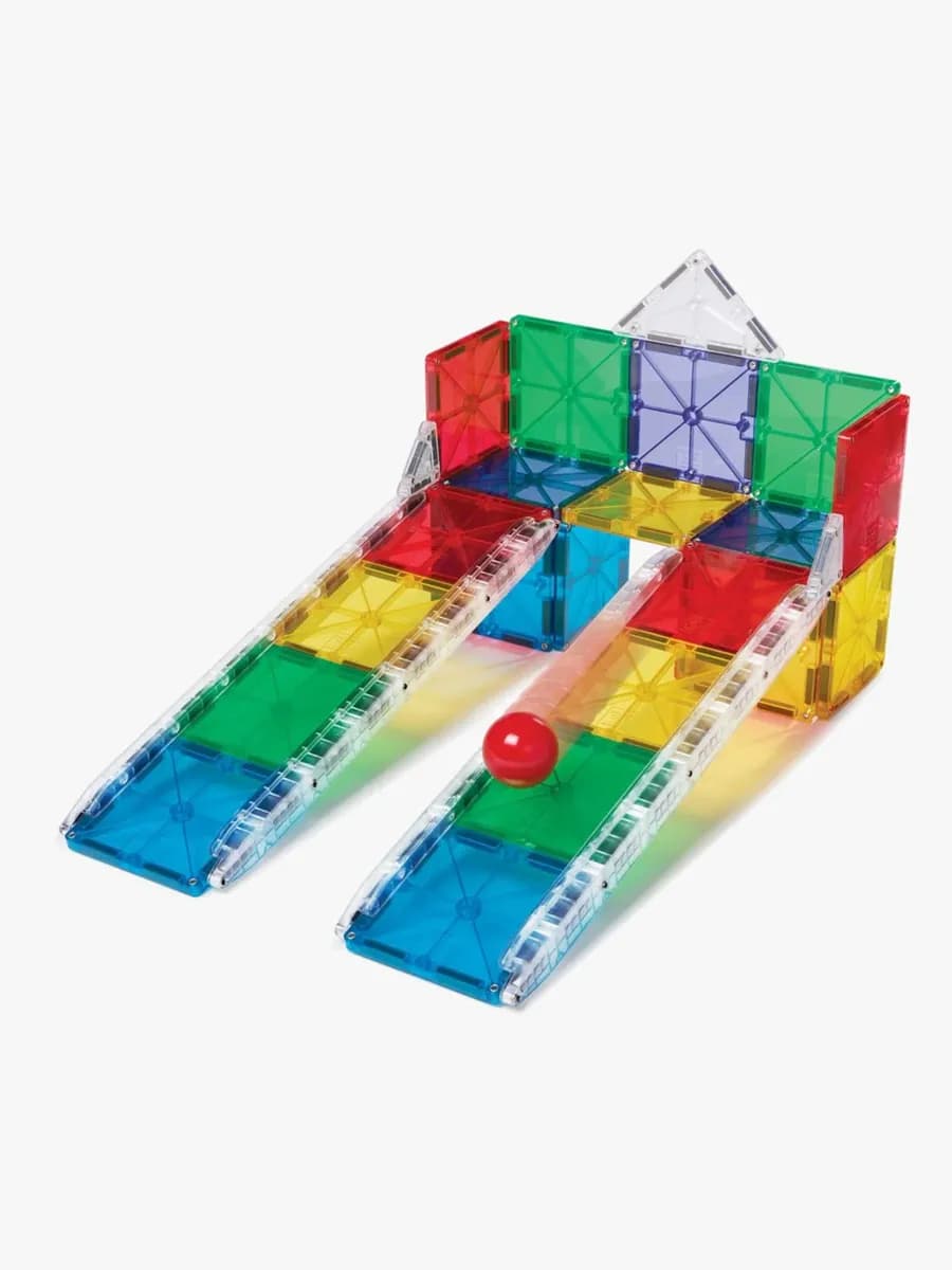 MAGNA-TILES Rail Racer Magnetiska Byggklossar 33 Delar
