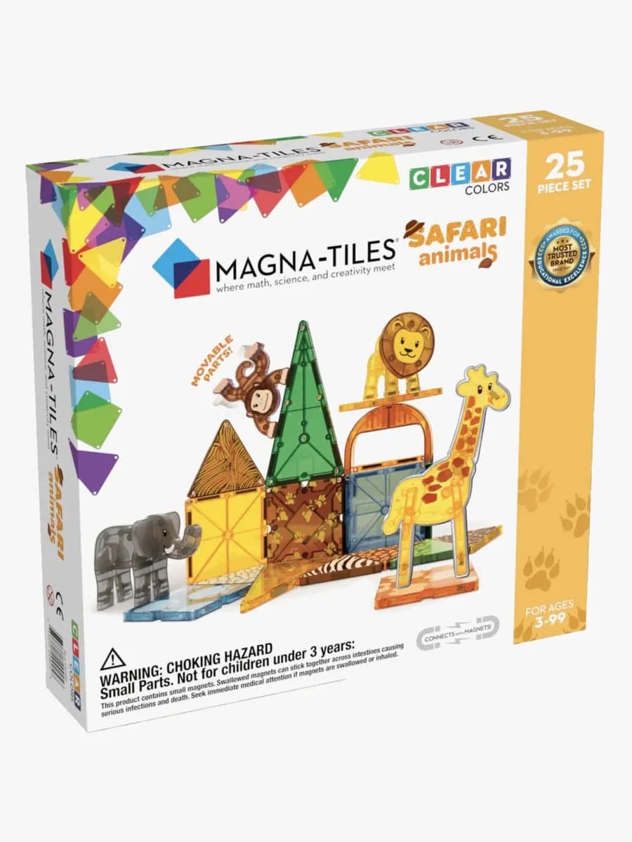 MAGNA-TILES Safaridjur Byggsats 25 Delar