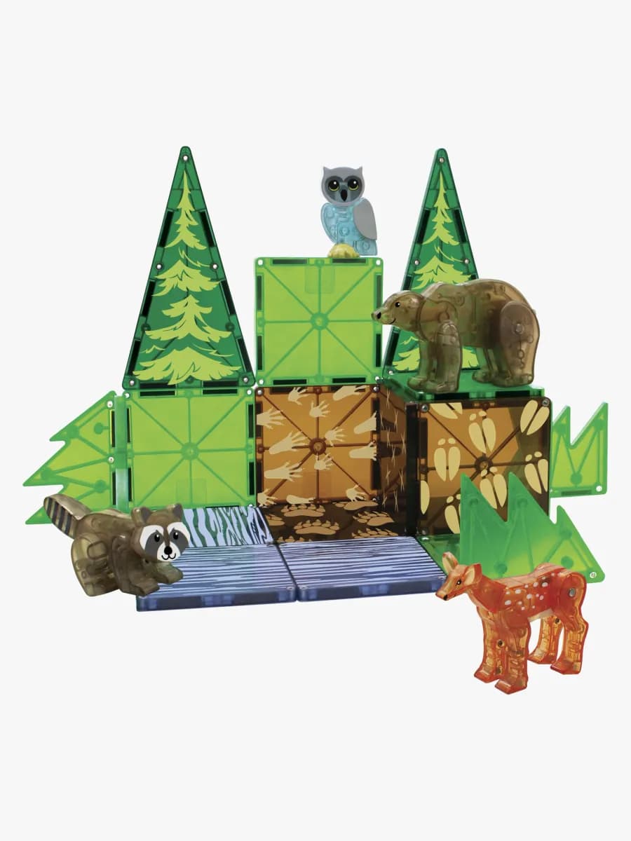 MAGNA-TILES Skogsdjur Byggsats 25 Delar