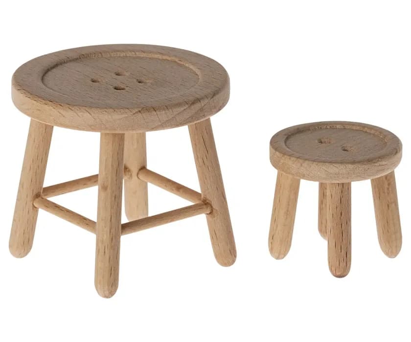 Maileg Bord och Pall (Natur)