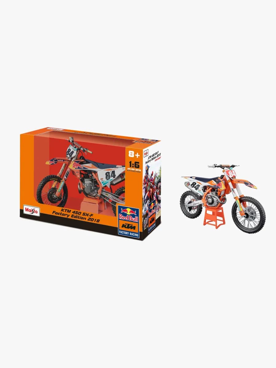 Maisto Red Bull KTM Supercross Sx450 2018 #84 Motocross 1:6
