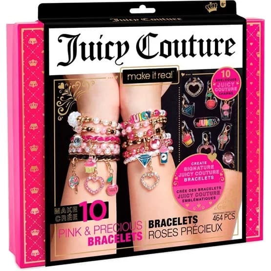 Make It Real Juicy Couture Pink and Precious Bracelets