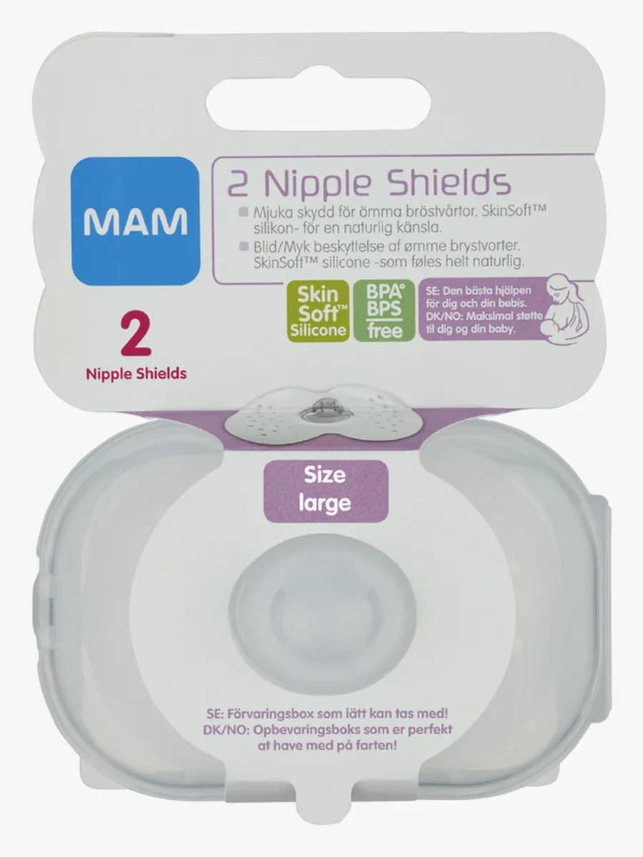 MAM Amningsvårtskydd 2-pack Strl 2