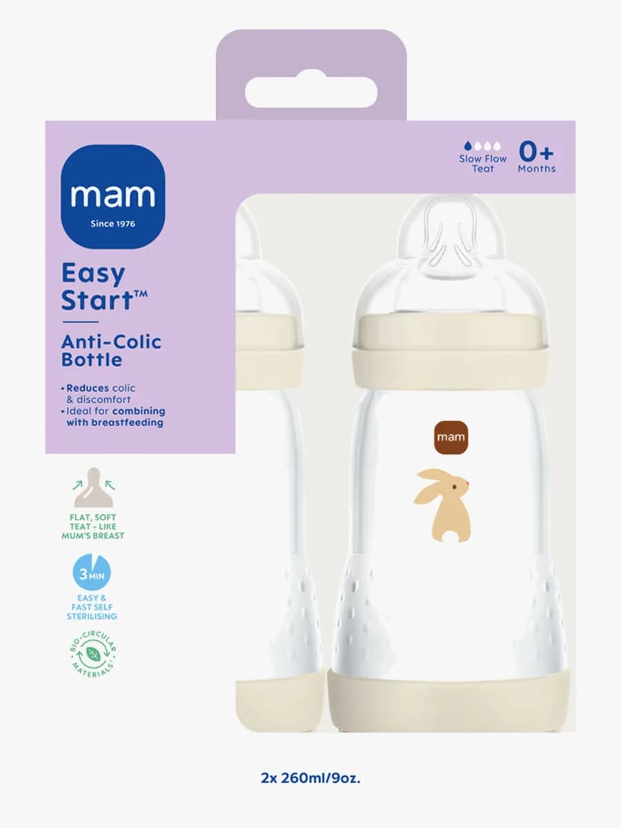 MAM Easy Start Nappflaska Anti-kolik 260 ml, Neutral