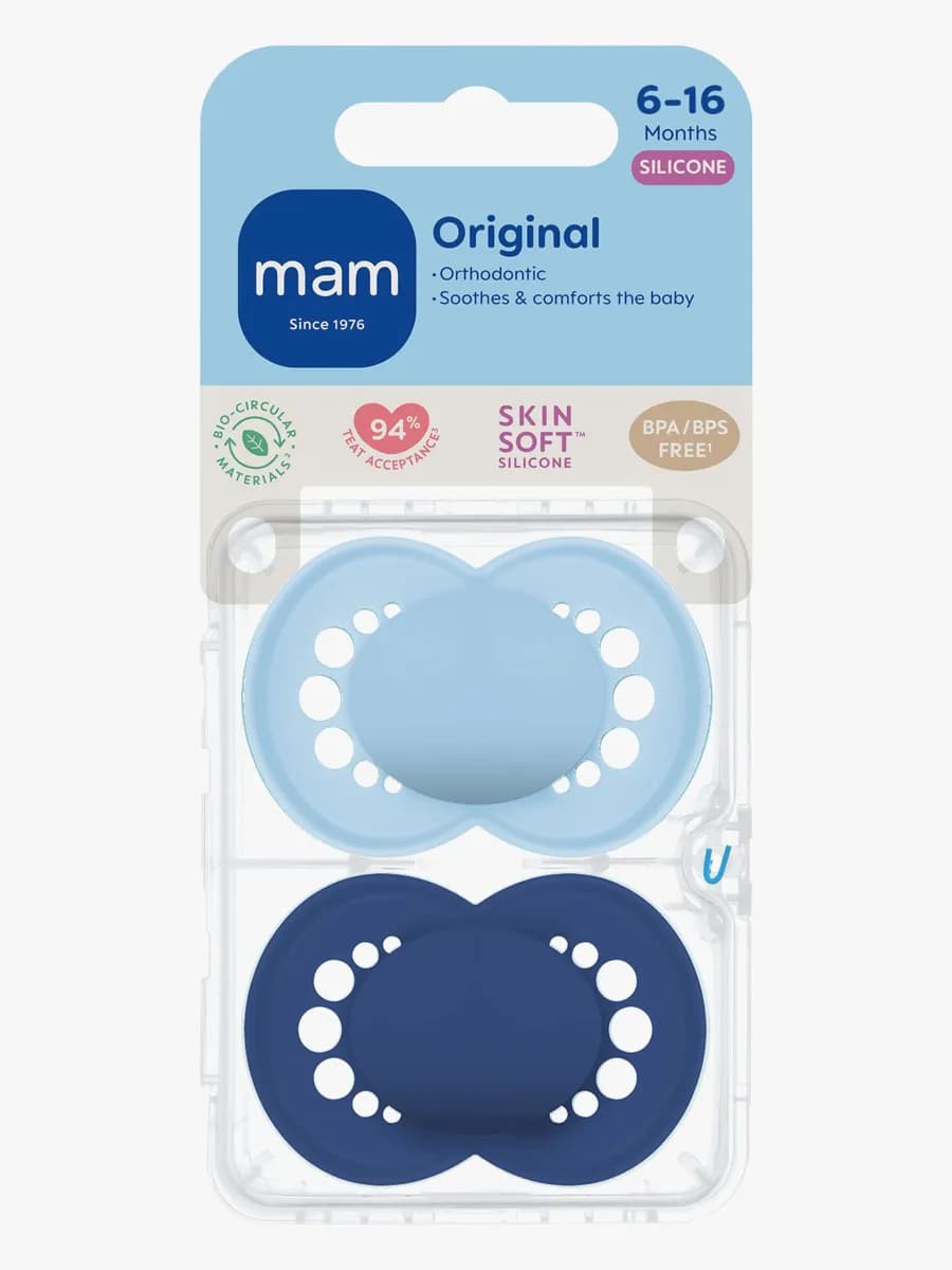 MAM Orginal Napp 6-16m, Blå